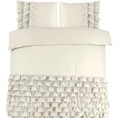 Dreamhouse Dekbedovertrek Cyprus Creme - 140 x 220 cm