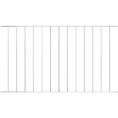 vidaXL Schuttingpaneel Woerden gepoedercoat staal 163x100 cm wit