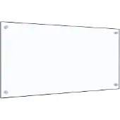 vidaXL Spatscherm keuken 80x40 cm gehard glas transparant