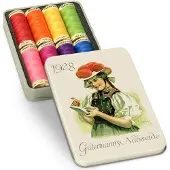 Gütermann Nostalgiedoos opvallende kleuren, 8st