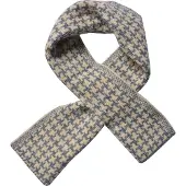 Juleeze Wintersjaal Dames 15x85 cm Grijs Wit Polyester