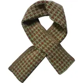 Juleeze Wintersjaal Dames 15x85 cm Groen Bruin Polyester