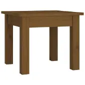 vidaXL Salontafel, honingbruin, 35x35x30 cm, massief grenenhout