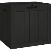 vidaXL Tuinopslag, zwart, 55,5 x 43 x 53 cm, polypropyleen