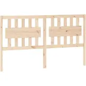 vidaXL Hoofdbord 155,5x4x100 cm massief grenenhout