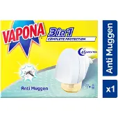 Vapona Anti Mug Stekker - 45 Nachten Insecten Bestrijding