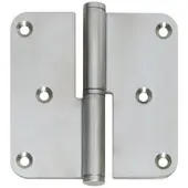 Intersteel Paumelle DIN links - RVS