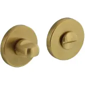 Intersteel Rozet met toilet-/badkamersluiting ø51x5mm - messing mat titaan PVD
