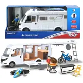 Dickie Toys Toys Hymer Camper - 30 cm - Licht & Accessoires - Speelgoedvoertuig