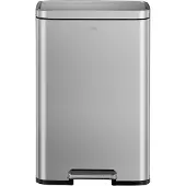 EKO - Madison pedaalemmer 50 liter - Stainless Steel Plastic - Matt Edelstahl