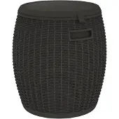 vidaXL 4-in-1 tuinkist, zwart, polypropyleen
