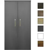 Sanicare kolomkast met luxe chromen greep 67x160x32cm antraciet
