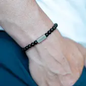 Yoursurprise Lava armband graveren - M - 6mm