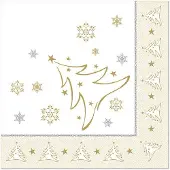 Papstar Servietten "ROYAL Collection" "X-Mas Elegance"