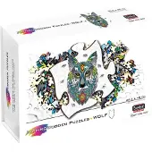 Gigamic Puzzel 180 stukjes Rainbowooden Wolf
