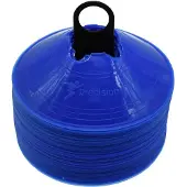 Precision trainingshoedjes 20 cm blauw 51-delig