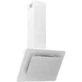 vidaXL Wandafzuigkap 60 cm roestvrij staal en gehard glas wit