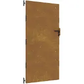vidaXL Poort 85x175 cm cortenstaal