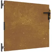 vidaXL Poort 85x75 cm cortenstaal