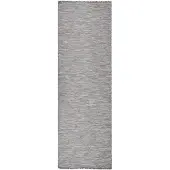 vidaXL Buitenkleed platgeweven 80x250 cm bruin en blauw