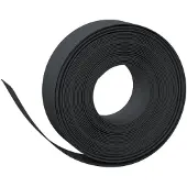 vidaXL Graskant zwart, 10 meter, 15 cm, polyethyleen