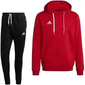 Adidas Entrada 22 Sweat Hoodie Trainingspak Rood Zwart Wit