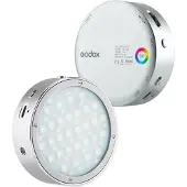 Godox R1 RGB Round Head LED-lamp Zilver + AK-R1 Kit
