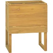 vidaXL Badkamerkast 60x40x75 cm massief teakhout