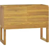 vidaXL Badkamerkast 90x40x75,5 cm massief teakhout