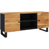 vidaXL Tv-meubel 105x33x46 cm massief acaciahout