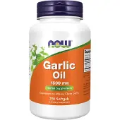 Now Garlic Oil 1500 mg (250 Softgels)