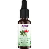 Now Solutions, Biologische Rozenbottelzaadolie, 100% Puur, Voor Gezichtszorg, Vegan, 1-O