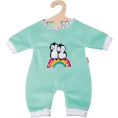 Heless Poppenromper Pinguïn Junior 28-35 Cm Fluweel Blauw
