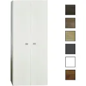 Sanicare Q5 kolomkast 67x160x32cm hoogglans wit