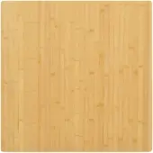 vidaXL Tafelblad 80x80x2,5 cm bamboe