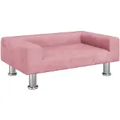 vidaXL - Hondenmand - 70x45x26,5 - cm - fluweel - roze