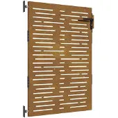 vidaXL Poort 85x150 cm vierkant cortenstaal