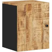 vidaXL Badkastje, 38x33x48 cm, massief mangohout