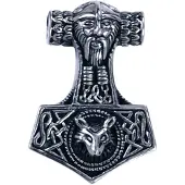 MOOYE ® - Collectie Zilveren Hamer van Thor ketting hanger