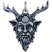 MOOYE ® - Collectie Zilveren Cernunnos ketting hanger