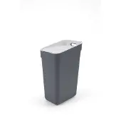 Curver ready to collect prullenbak 30 liter donkergrijs-lichtgrijs |