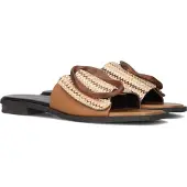 Noa Harmon Dames Slippers 9231 - Camel - Maat 39