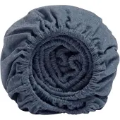 Yumeko Hoeslaken Flanel 140x200 Blauw - Eco, Bio & Fairtrade