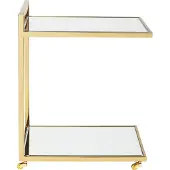 Kare design Trolley Classy Gold- serveerwagen in spiegelglas