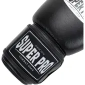 Super Pro Boxer Pro Bokshandschoenen Velcro Zwart/Wit