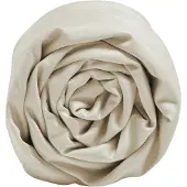 Yumeko Laken Katoensatijn 180x290 Beige - Eco, Bio & Fairtrade