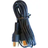 Cavus 8-pins DIN Powerlink PL4 kabel voor B&O / zwart - 7 meter