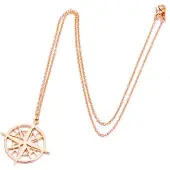 LGT JWLS LGT Jewels Dames ketting kompas Rose