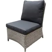 AVH-Collectie Bilbao middenelement grijs wicker