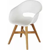 AVH-Collectie Karlstad dining tuinstoel kunststof wit